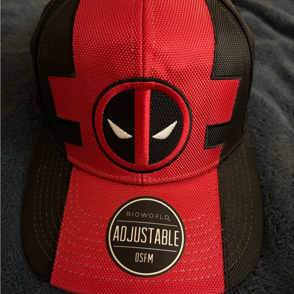 Deadpool Superhero Snapback Hat Baseball Cap Marvel Comics Adjustable Adult/Teen